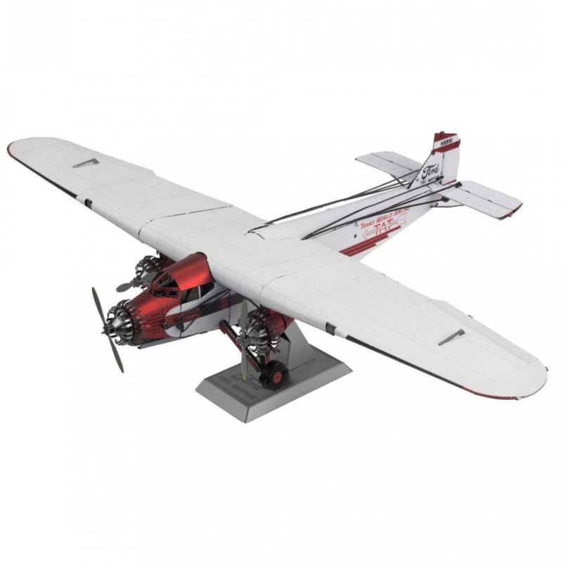 3D puzzle Metal Earth Luxusní ocelová stavebnice Ford Trimotor