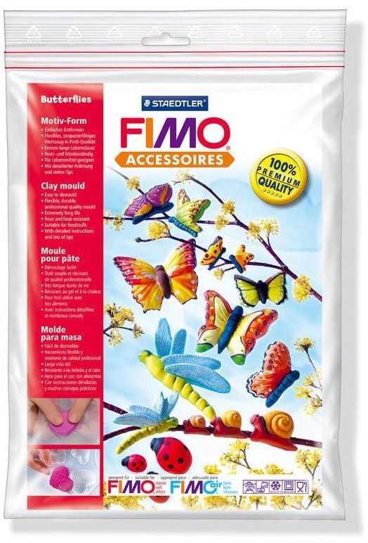 Vyrábění pro děti FIMO Silikonová forma Butterflies