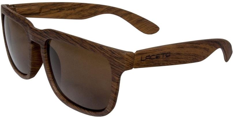Sluneční brýle Laceto WOODY Brown