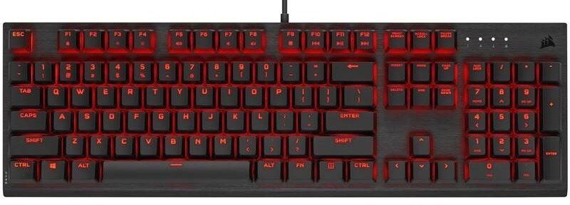 Herní klávesnice Corsair K60 PRO Red LED - US