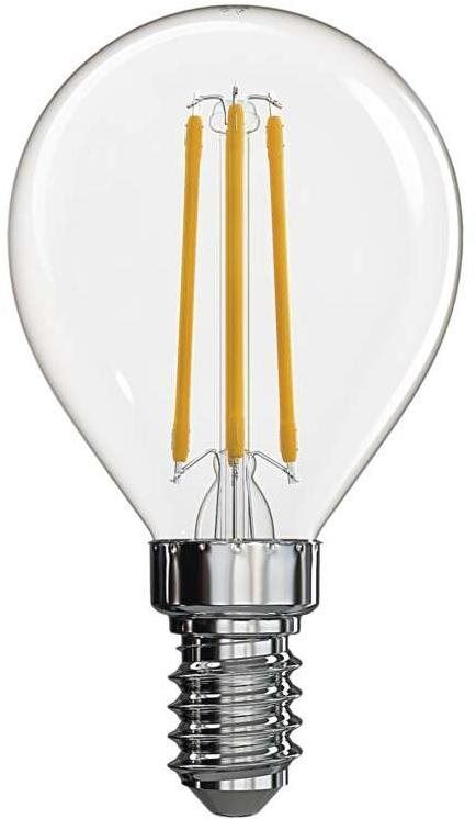LED žárovka EMOS LED žárovka Filament Mini Globe 3,4W E14 teplá bílá