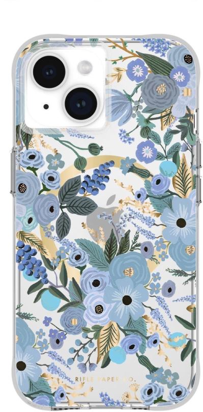 Kryt na mobil Case Mate Rifle Party Co. Garden Party Blue Case MagSafe iPhone 15