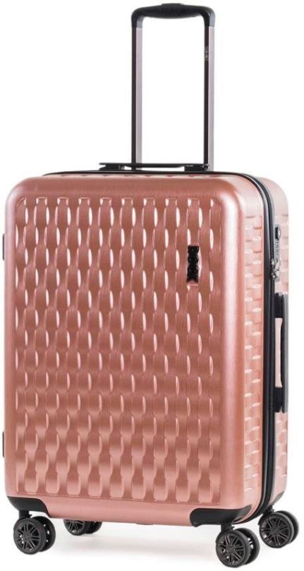 Cestovní kufr ROCK TR-0192 M, růžová