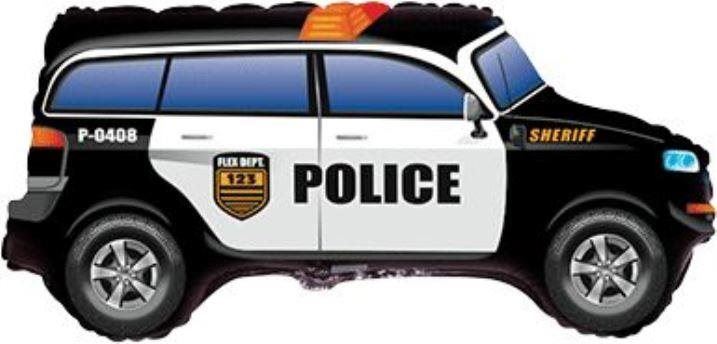 Balonky Balón foliový auto policie 60 cm