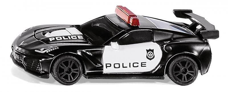 Kovový model Siku Blister - policie Chevrolet Corvette ZR1