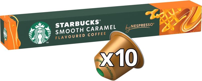 Kávové kapsle STARBUCKS®  Smooth Caramel by NESPRESSO®, Blonde Roast kávové kapsle, 10 kapslí v balení