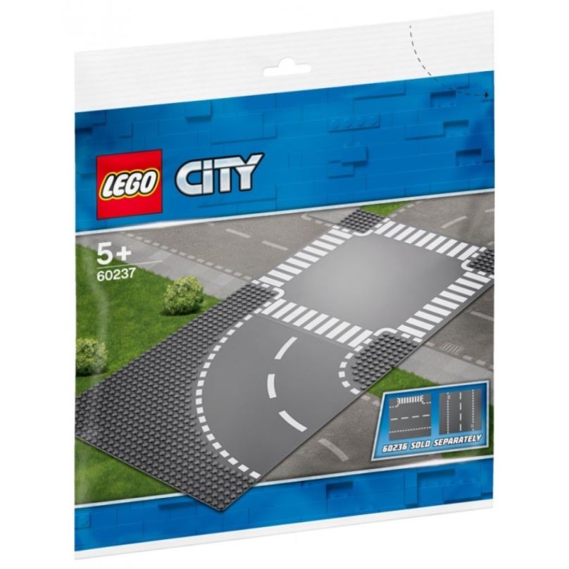 LEGO stavebnice LEGO City 60237 Zatáčka s křižovatkou