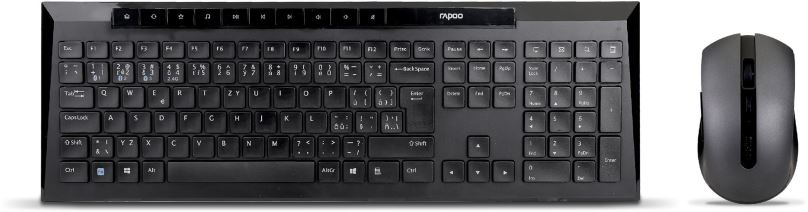 Set klávesnice a myši Rapoo 8210M set, černý - CZ/SK