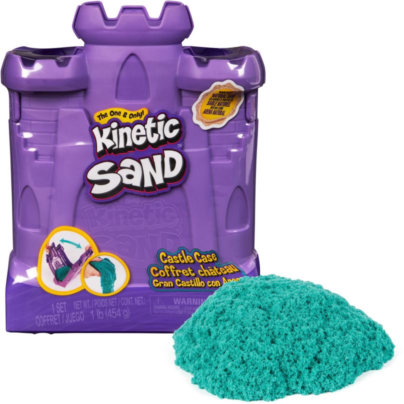 Kinetický písek Kinetic Sand Forma hradu s tekutým pískem