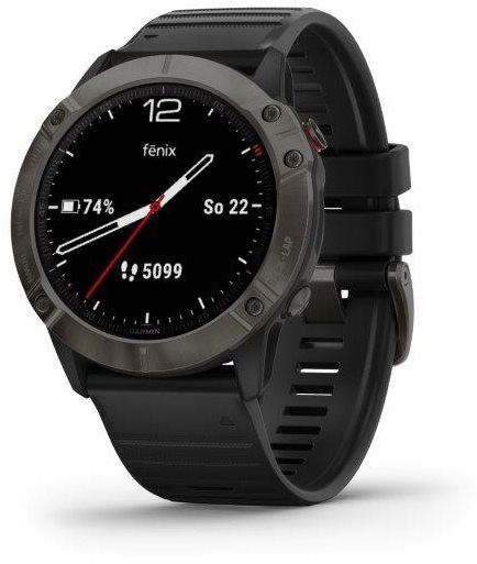 Chytré hodinky Garmin Fenix 6X Pro Sapphire Carbon Gray DLC/Black Band