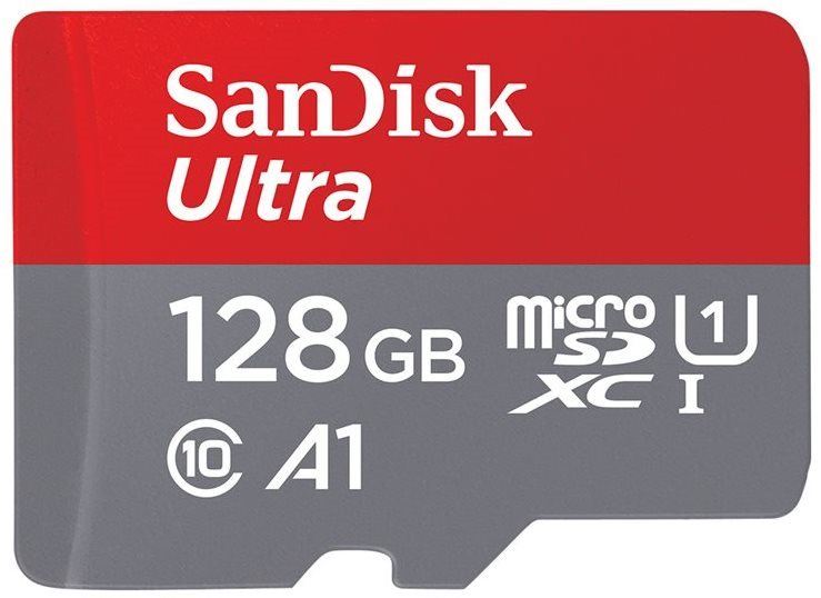 Paměťová karta SanDisk MicroSDXC 128GB Ultra + SD adaptér