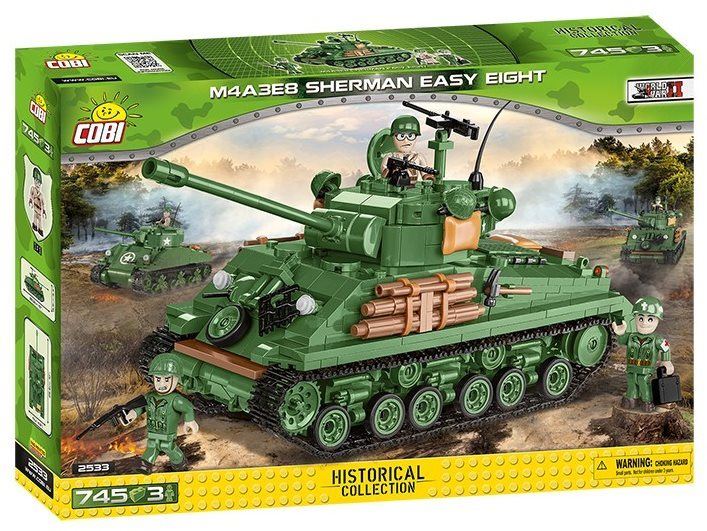 Stavebnice Cobi M4A3E8 Sherman Easy Eight