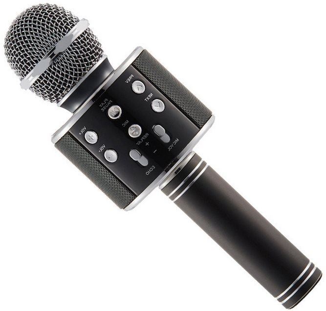 Dětský mikrofon Karaoke mikrofon Eljet Globe Black