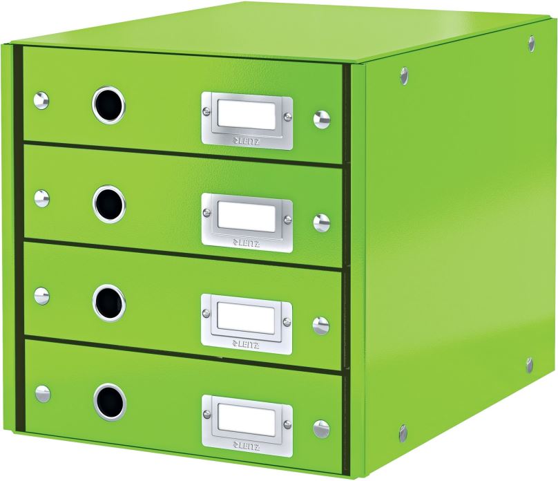 Zásuvkový box LEITZ Click & Store WOW, 4dílný, zelený
