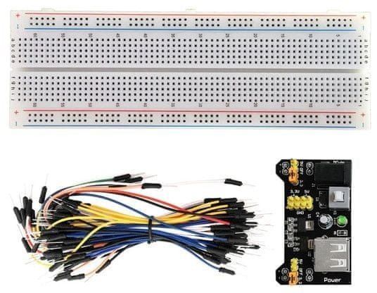 Stavebnice Keyes Arduino Breadboard + sada 65 kabelů male-male