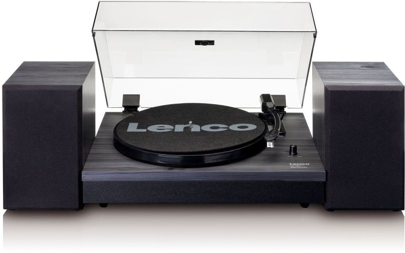 Lenco LS-300 - black, Gramofon se samostatnými reproduktory
