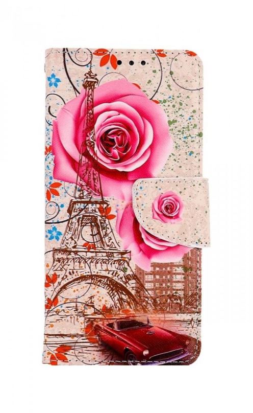 Pouzdro na mobil TopQ Pouzdro Samsung A33 5G knížkové Rozkvetlá Paříž 74984