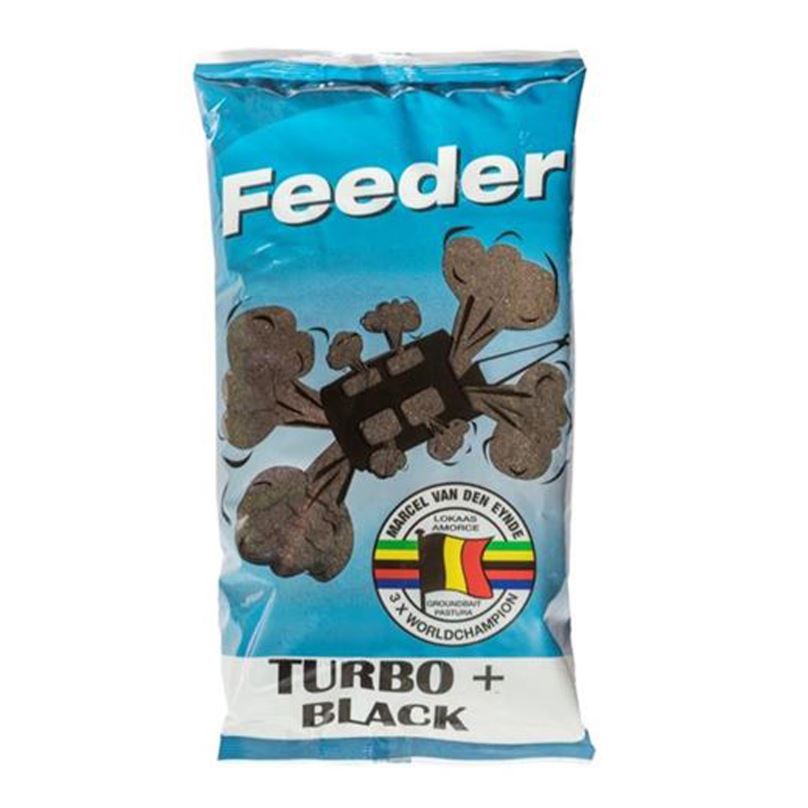 MVDE Vnadící směs Feeder Turbo+ Black 1kg