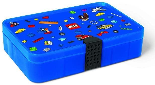 Úložný box LEGO Iconic Krabička s přihrádkami - modrá