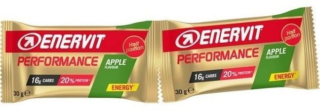 Energetická tyčinka Enervit Performance Bar (30 + 30 g) jablko