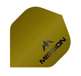 Letky na šipky Mission Letky Logo - Matt Yellow F1958