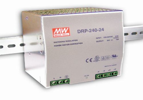 Mean Well DRP-240-24 Zdroj na DIN 240W 24V