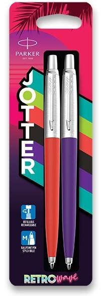 Kuličkové pero PARKER Jotter Originals Retro '80s - Red/Purple