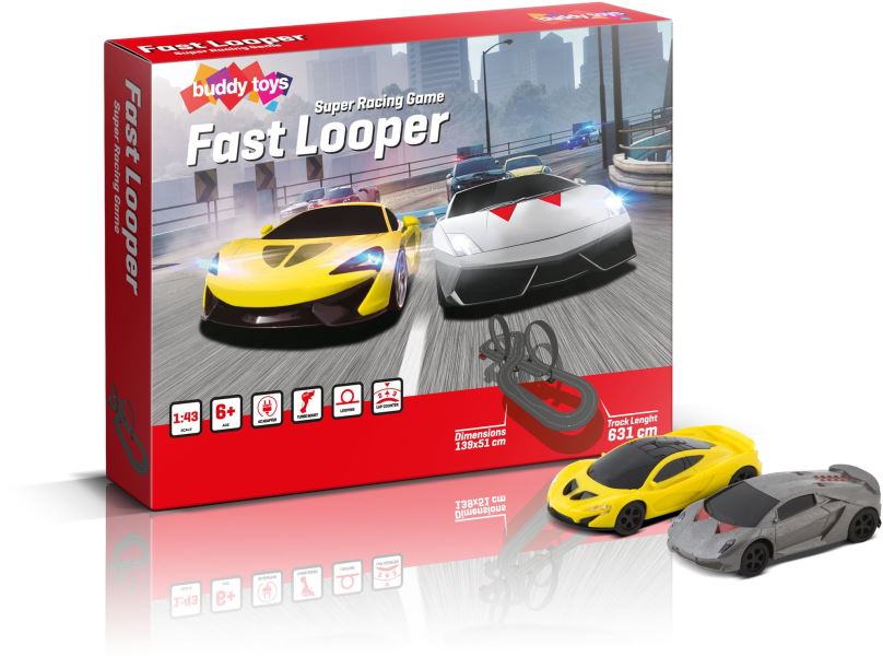 Autodráha Buddy Toys Autodráha Fast Looper