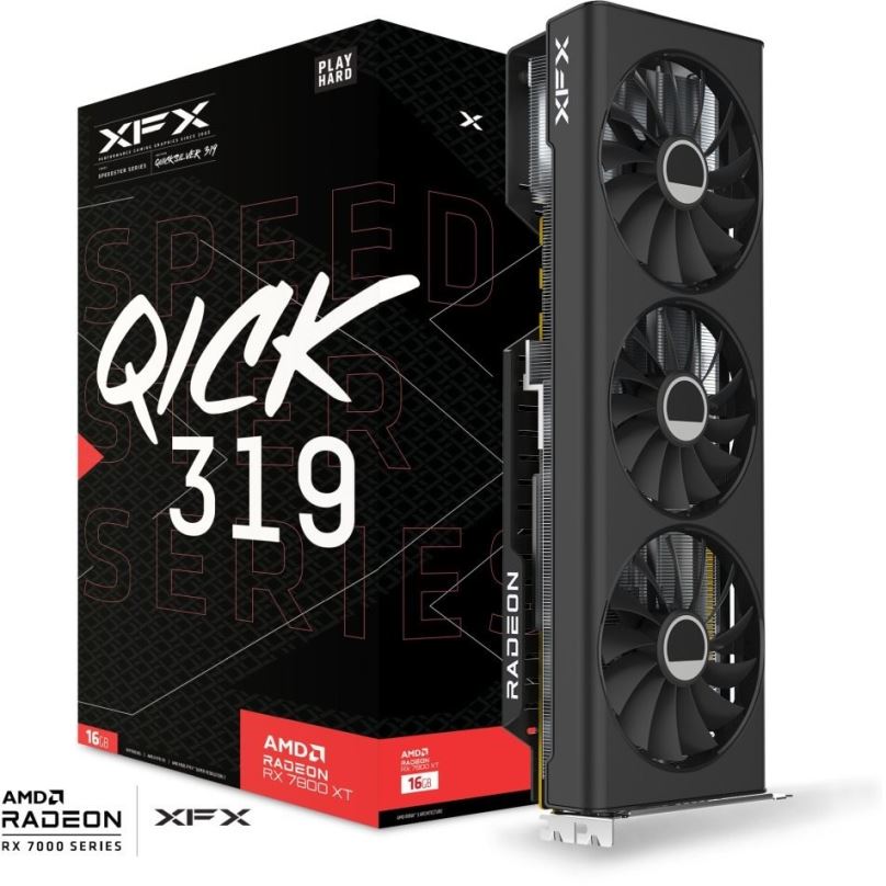 Grafická karta XFX SPEEDSTER QICK319 RADEON RX 7800 XT CORE