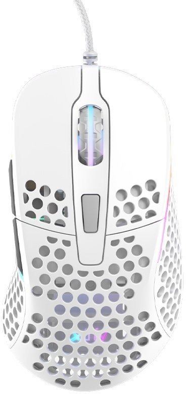 Herní myš XTRFY Gaming Mouse M4 RGB Bílá