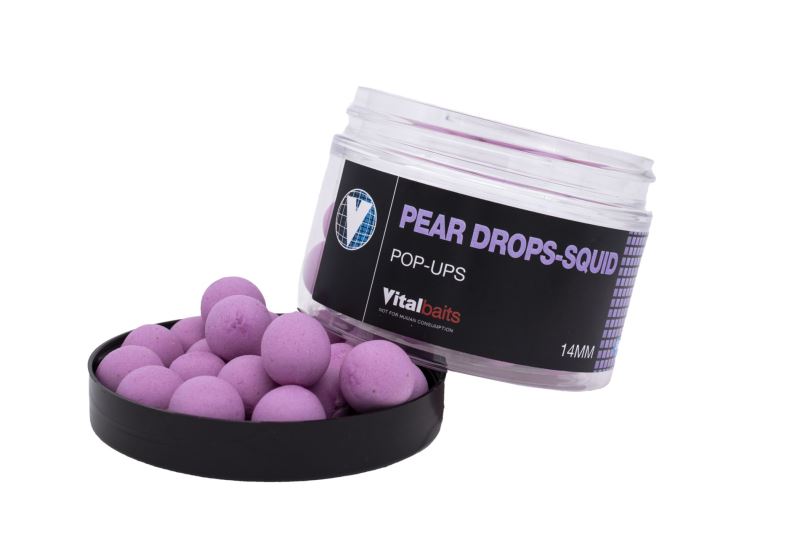 Vitalbaits Pop-Up Pear Drops-Squid 50g 18mm