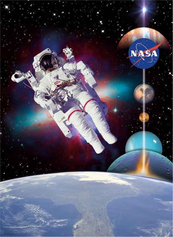 CLEMENTONI Puzzle Space: NASA 500 dílků