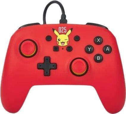 Gamepad PowerA Wired Controller - Nintendo Switch - Laughing Pikachu