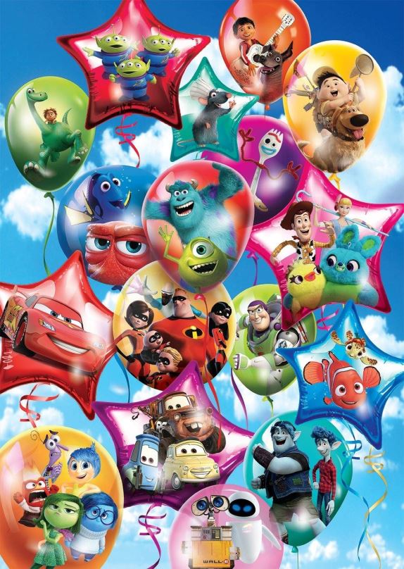 Puzzle Clementoni Puzzle Pixar párty MAXI 24 dílků