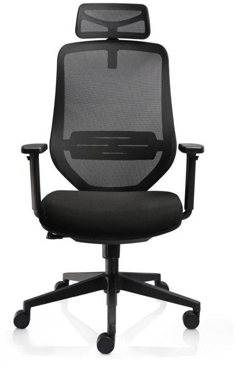 Kancelářská židle KAPA Zlín SELLY P, černá