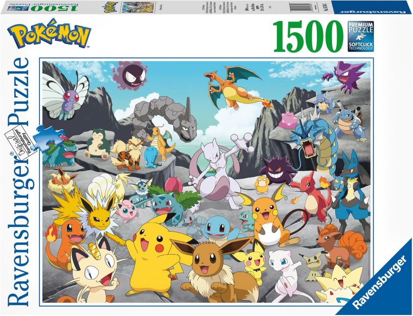 Puzzle Ravensburger 167845 Pokémon 1500 dílků