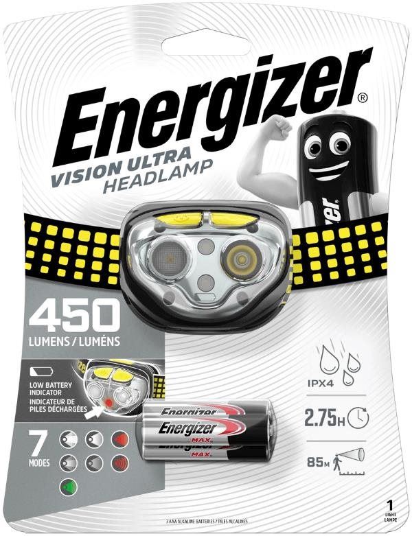 Čelovka Energizer Headlight Vision Ultra 450 lm