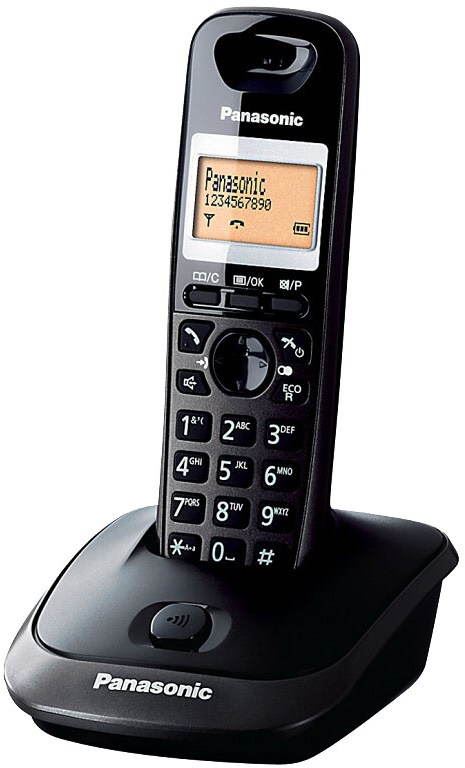 Telefon pro pevnou linku Panasonic KX-TG2511FXT DECT Titan Black