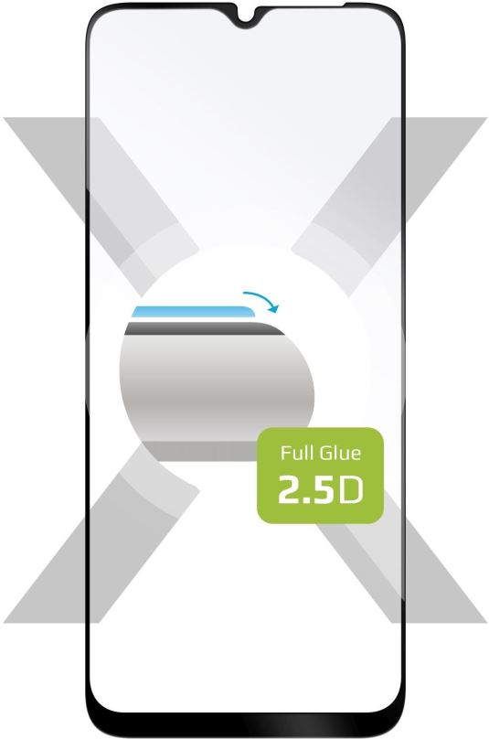 Ochranné sklo FIXED FullGlue-Cover pro Samsung Galaxy A22 5G černé