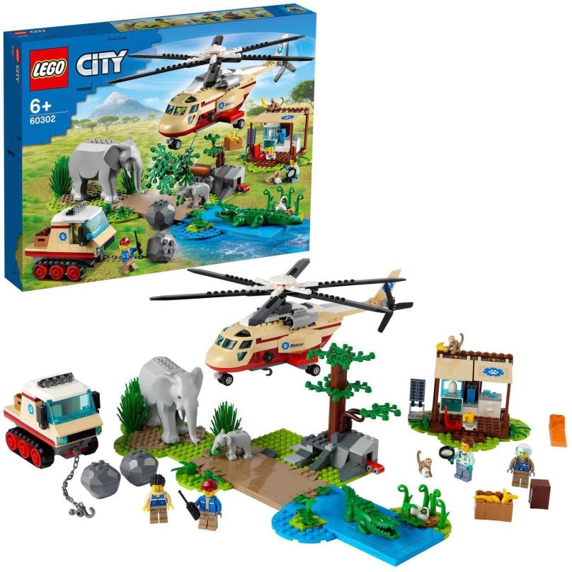 LEGO stavebnice LEGO® City 60302 Záchranná operace v divočině
