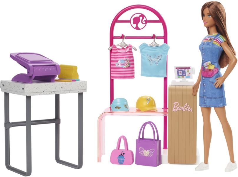 Panenka Barbie Módní design studio s panenkou