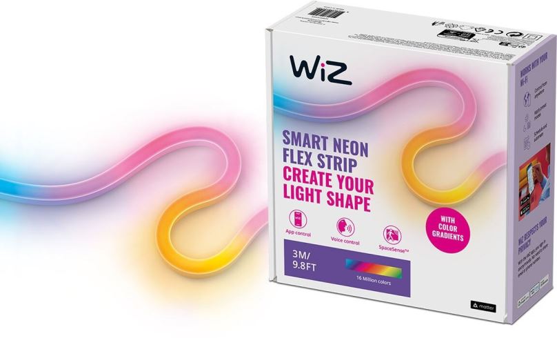 LED pásek WiZ neon flex strip 3m kit Type-C