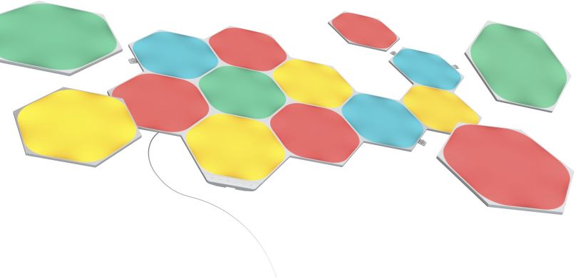 Modulární světlo Nanoleaf Shapes Hexagons Starter Kit 15 Panels