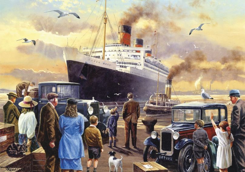 PIATNIK Puzzle RMS Queen Mary 1000 dílků