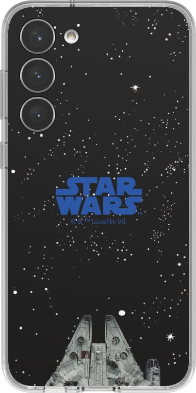 Kryt na mobil Samsung Galaxy S23+ Rámeček StarWars k ochrannému krytu Frame černý