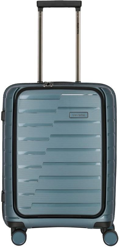 Cestovní kufr Travelite Air Base 4W S Front pocket Ice blue