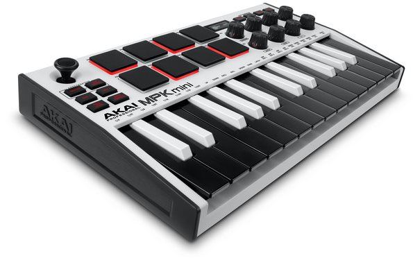 MIDI klávesy AKAI MPK mini MK3 White