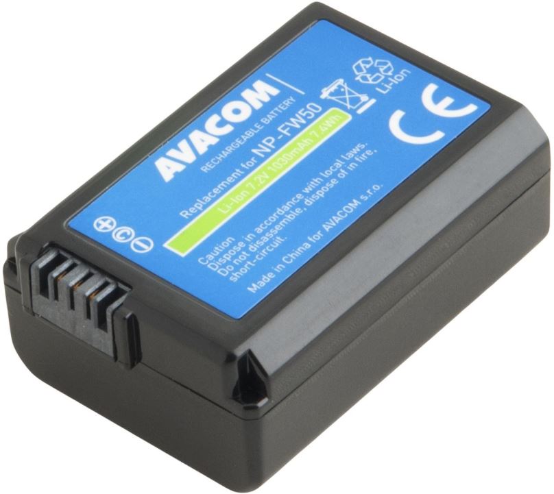 Baterie pro fotoaparát Avacom za Sony NP-FW50 Li-Ion 7.2V 1030mAh 7.4Wh