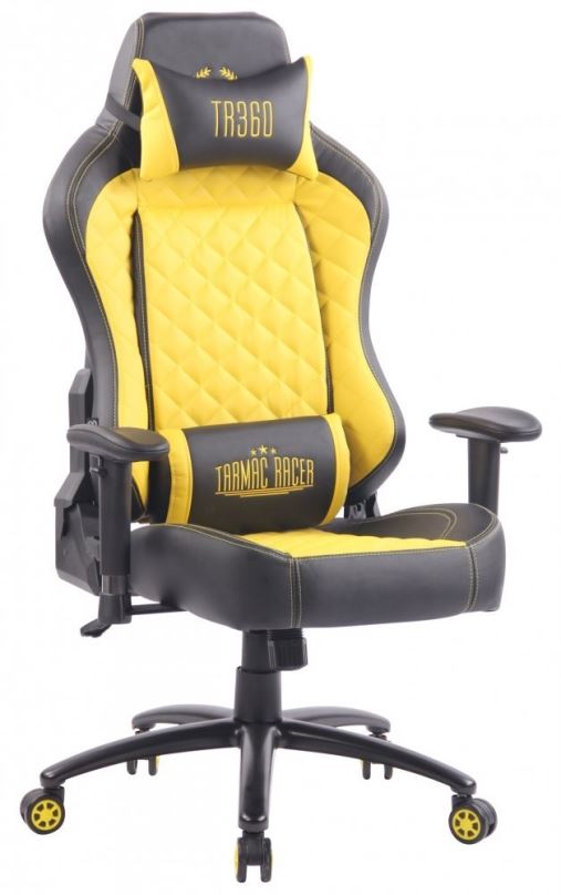 Kancelářská židle BHM GERMANY Gregory černo-žlutá