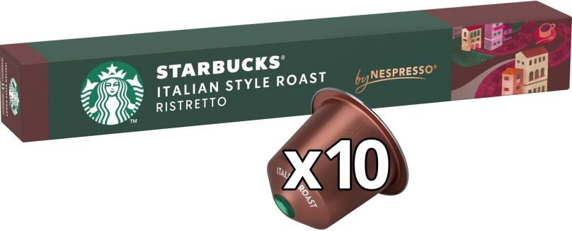 Kávové kapsle STARBUCKS® ITALIAN STYLE ROAST by NESPRESSO® Dark roast kávové kapsle 10 ks